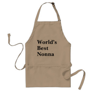 World’s Best Nonna Italian Grandmother Gift Apron