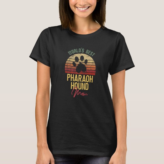 World´s Best Pharaoh Hound Mum   T-Shirt (Front)