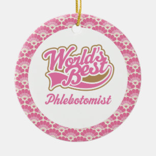 World’s Best Phlebotomist Gift Ornament