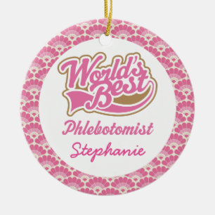 World’s Best Phlebotomist Personalised Ornament