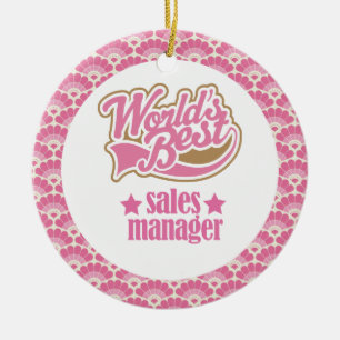 World’s Best Sales Manager Gift Ornament