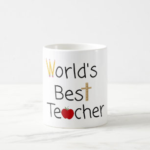 World’s Best Teacher Cool School Supplies  Coffee Mug