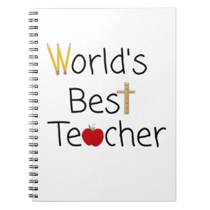 World’s Best Teacher Cool School Supplies Notebook