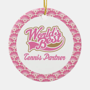 World’s Best Tennis Partner Gift Ornament