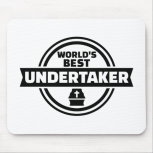 World’s best undertaker mouse mat