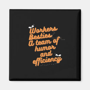 World’s Best Work Bestie Emotional Help Coworker F Magnet