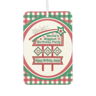 World’s Biggest Birthday Party Marquee Car Air Freshener