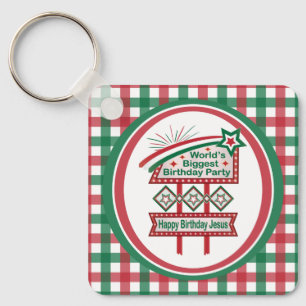 World’s Biggest Birthday Party Marquee Key Ring