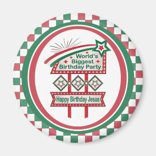 World’s Biggest Birthday Party Marquee Magnet