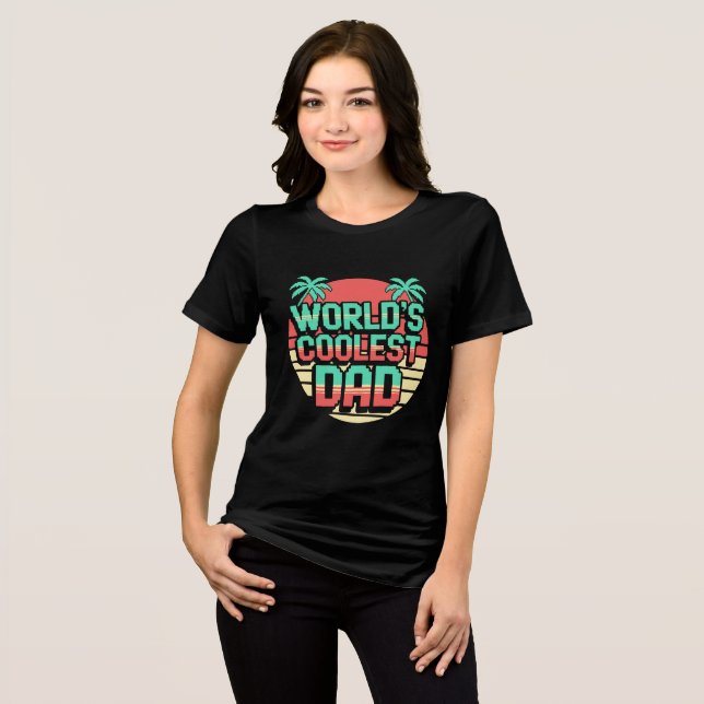World’s Coolest Dad Retro Vintage Tee (Front Full)