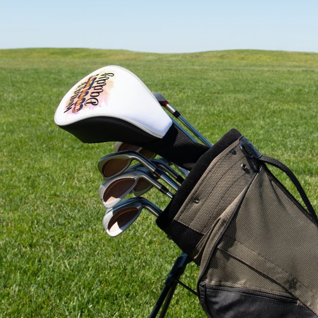 World’s Coolest Daddy – Fun Father’s Day Tee Golf Head Cover (In Situ)