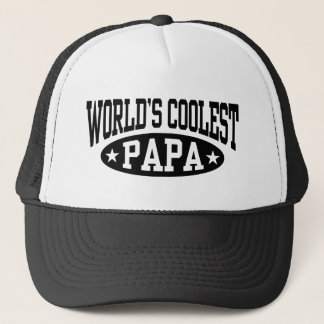World’s Coolest Papa Trucker Hat