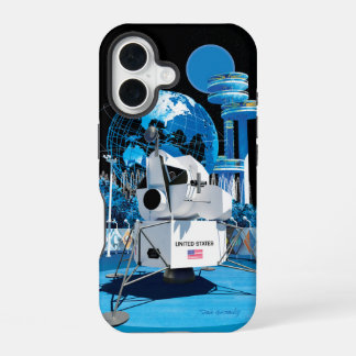 World’s Fair Lunar Module (Night): iPhone 16 Case