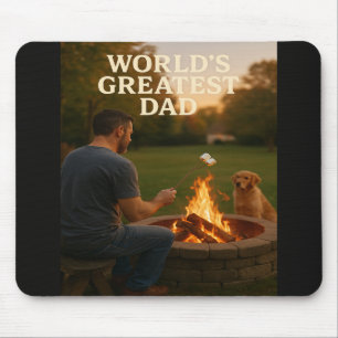 World’s Greatest Dad – Fireside Edition Mouse Mat