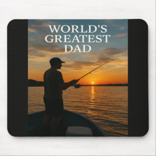 World’s Greatest Dad – Sunset Castaway Mouse Mat