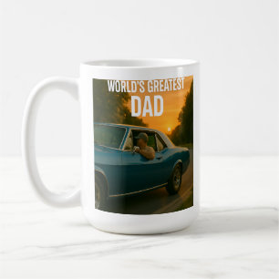 World’s Greatest Dad – Sunset Cruise Edition Coffee Mug