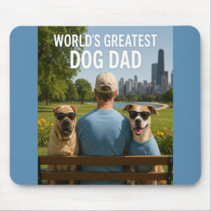 World’s Greatest Dog Dad – Cool Crew Edition Mouse Mat