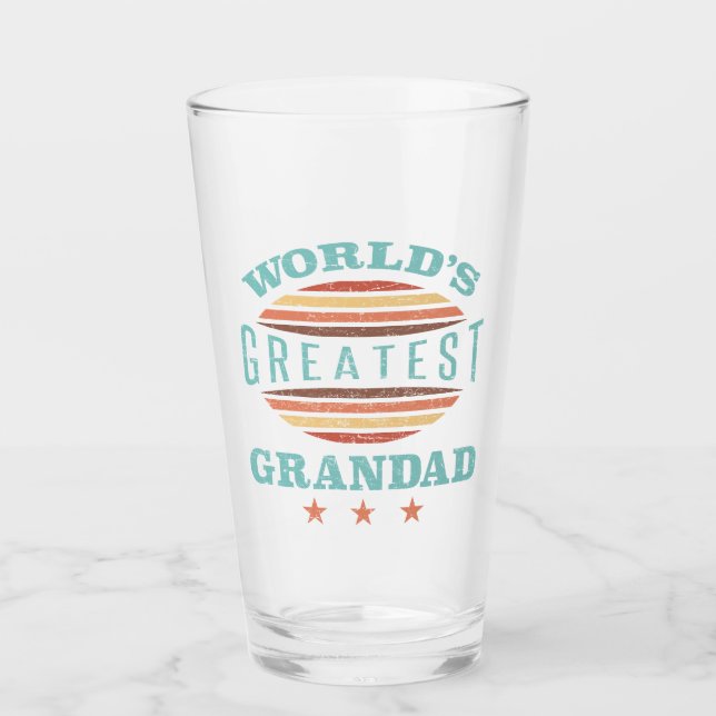 World’s Greatest Grandad Glass (Front)