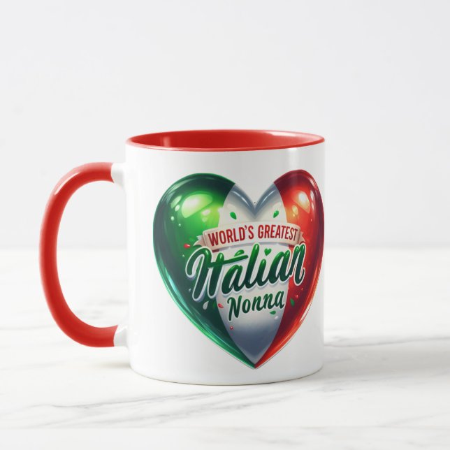 World’s Greatest Italian Nonna Novelty  Mug (Left)