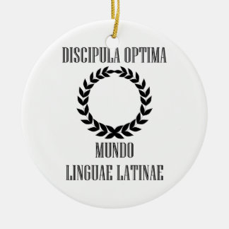 World’s Greatest Latin Student (Female) Ceramic Tree Decoration