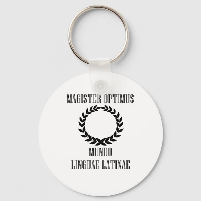 World’s Greatest Latin Teacher (Male) Key Ring (Front)