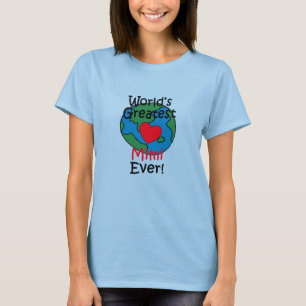 World’s Greatest Mimi Heart T-Shirt