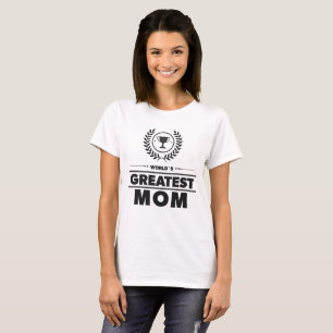 World`s Greatest MOM cute Family Award gift idea T-Shirt