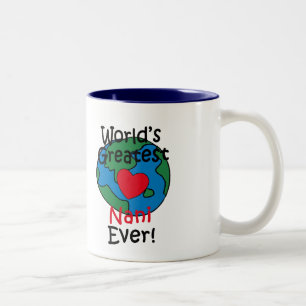 World’s Greatest Nani Heart Two-Tone Coffee Mug