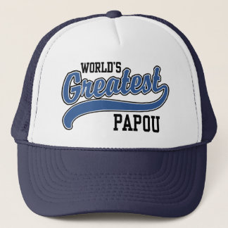World’s Greatest Papou Trucker Hat