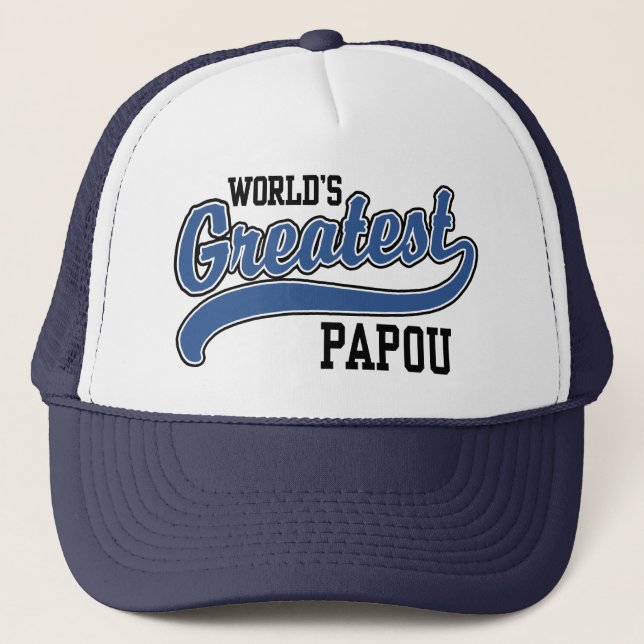 World’s Greatest Papou Trucker Hat (Front)