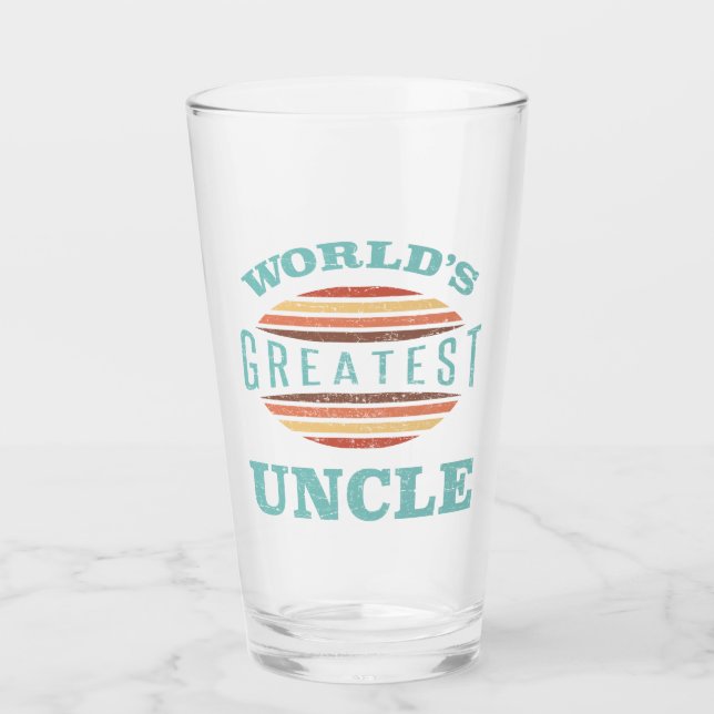 World’s Greatest Uncle Glass (Front)
