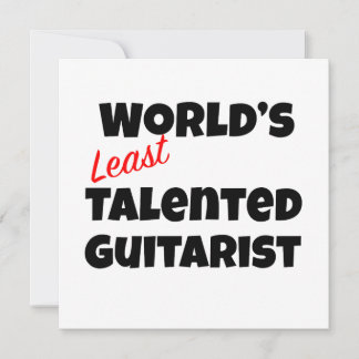 World’s Least Talented Guitarist