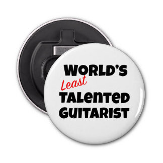 World’s Least Talented Guitarist Bottle Opener