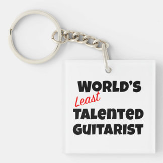 World’s Least Talented Guitarist Key Ring