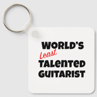 World’s Least Talented Guitarist Key Ring