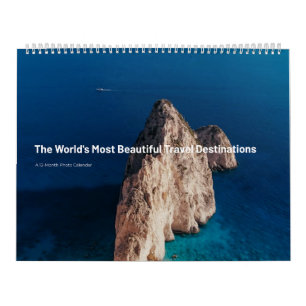 World’s Most Beautiful Scenic Travel Destinations Calendar