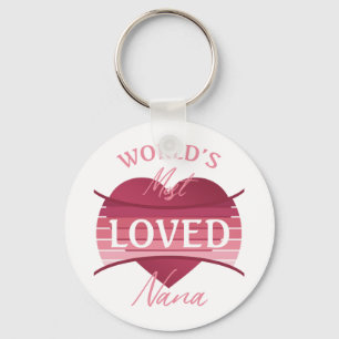 World’s Most Loved Nana Key Ring