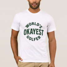World’s Okayest Golfer Vintage Golf Humor