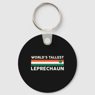 World’s Tallest Leprechaun - Irish Shamrock St Pat Key Ring