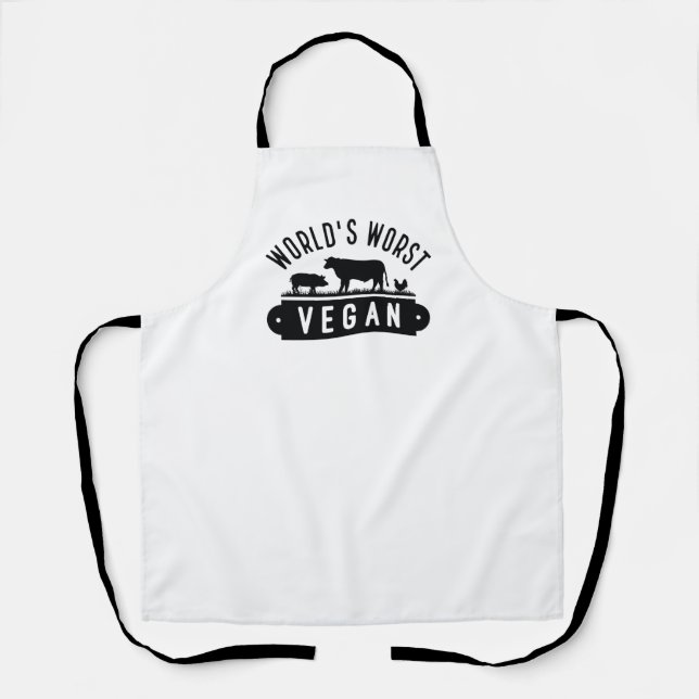 World’s Worst Vegan Apron (Front)