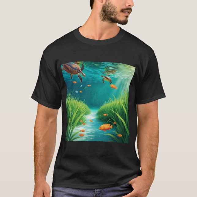 World Sea grass Day T-Shirt (Front)