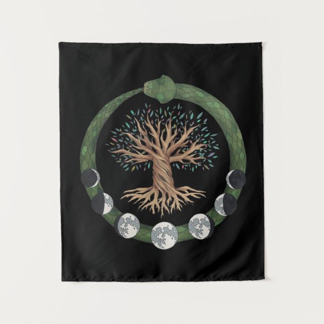 World Serpent & World Tree Tapestry (Front)