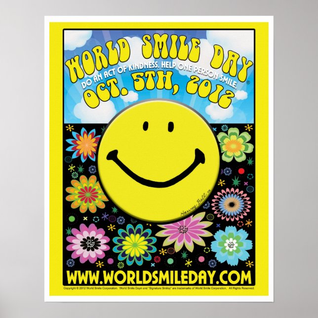 World Smile Day® 2012  Poster - 16x20" (Front)