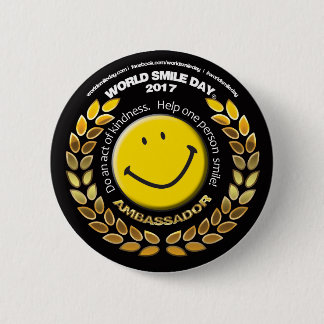 World Smile Day Ambassador 2017 Button