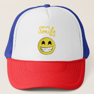 World smile day emoji T-Shirt Trucker Hat