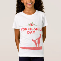 World smile day t shirt design