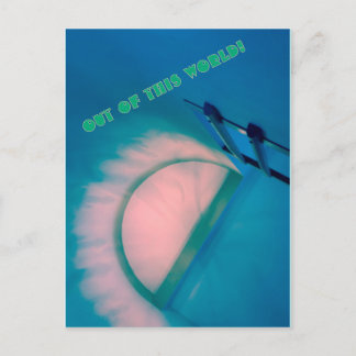 World space sky heavens Out of This World Postcard