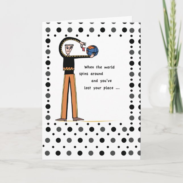 World Spins Encouragement Card (Front)