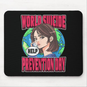 World Suicide Prevention Day Awareness September 1 Mouse Mat
