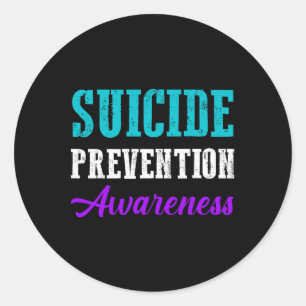 World Suicide Prevention Day Suicide Awareness Classic Round Sticker